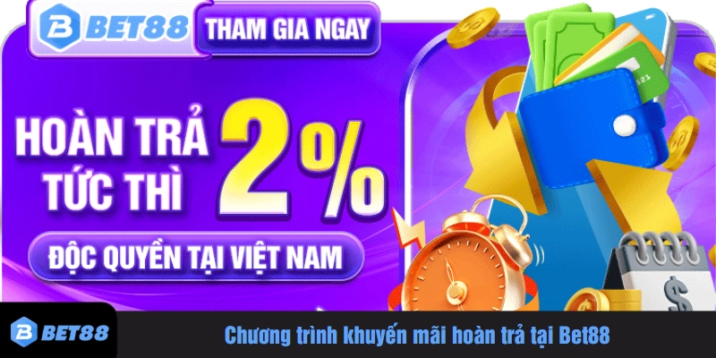 Chương trình khuyến mãi hoàn trả tại Bet88