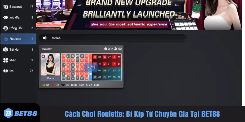 Cách chơi Roulette