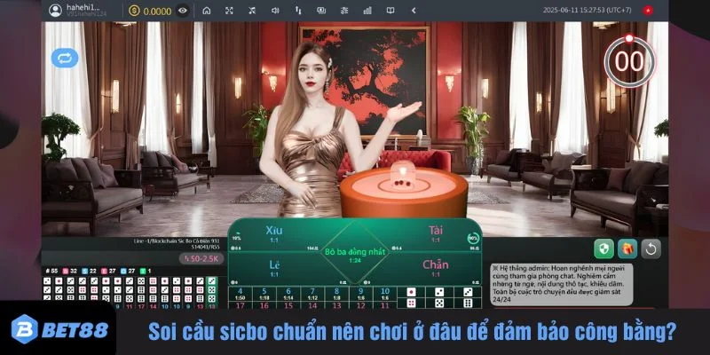 Chơi sicbo trực tuyến tại Bet88
