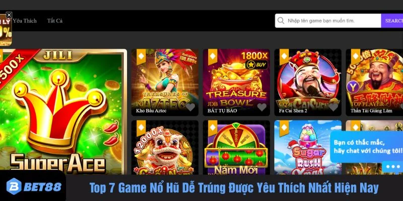 Game nổ hũ dễ trúng