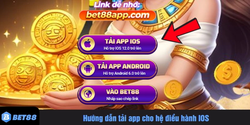 Hướng dẫn tải app bet88 cho hệ điều hành IOS