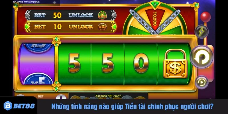Nhiều tính năng độc đáo giúp người chơi chinh phục Jackpot